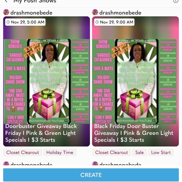 LIKE NOTIFICATIONS OF SPECIAL POSH SHOWS I Giveaways I Free GIFTS IFREE Bonuses - Picture 13 of 17